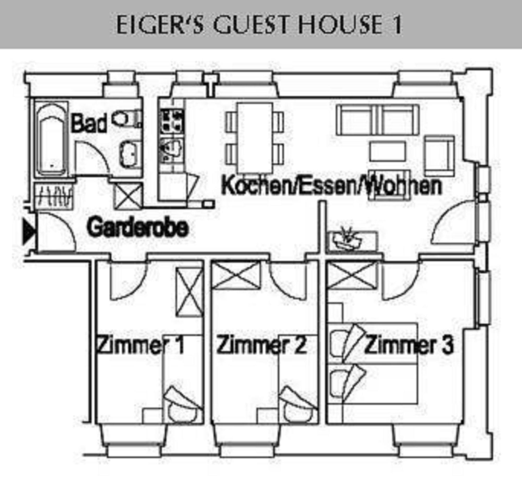 Eiger Guest House - Grindelwald Bilik gambar